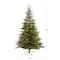 7ft. Unlit North Carolina Spruce Artificial Christmas Tree